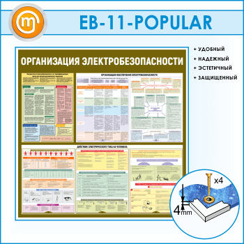 Стенд «Организация электробезопасности» (EB-11)